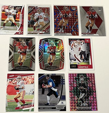 Jimmy Garoppolo LOT (10) 2019-2023 COLORED PRIZMS & Base Cards. 49ers/Raiders QB