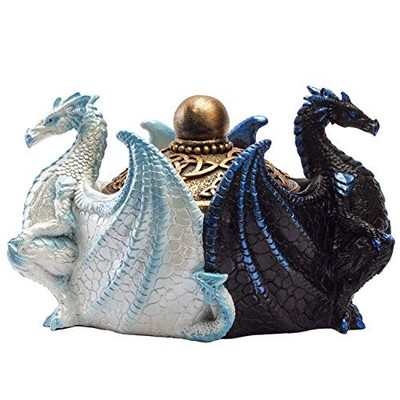 Double Dragon Jewelry Trinket Keepsake Box