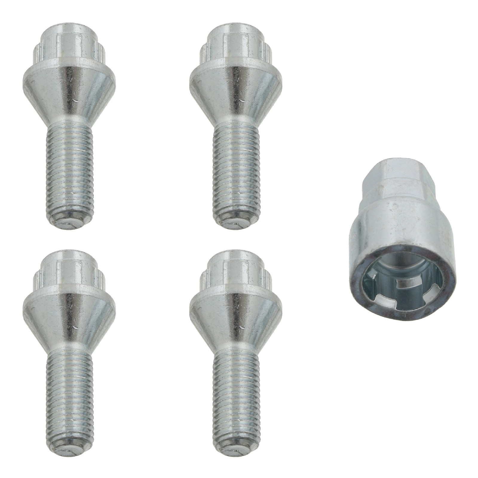 Locking Wheel Bolts Fits BMW - Febi Bilstein 27049 Set of 4 + Socket Key