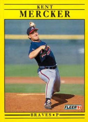 1991 Fleer Update Kent Mercker #U-74 card