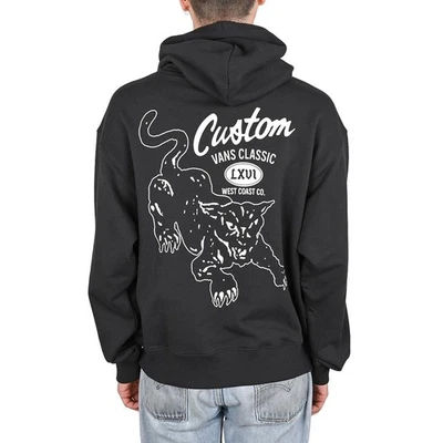 Vans Hoodie à Enfiler Coton Manches Longues Noir - Photo 1/4