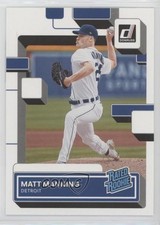 2022 Panini Donruss Rated Rookie Matt Manning #33 11o5