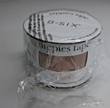 B-Six Nippies Adhesive Breast Tape Nipple Cover Caramel 2" Wide 1 Roll