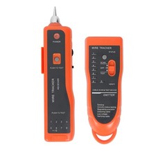 Goeco Ethernet Network Toner RJ11 RJ45 Cable Tester LAN Wire Orange