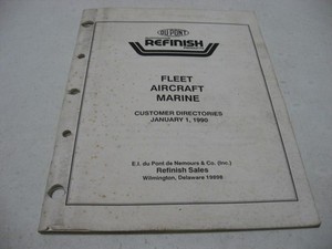 DuPont 1990 Aircraft & Marine Fleet Color Information Book