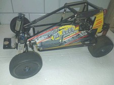 Vintage Custom Works Rc Car 110 Sprint Car Rolling Chassis Nice