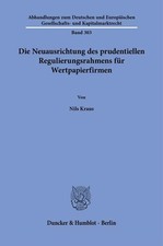 Die Neuausrichtung des prudentiellen Regulier...