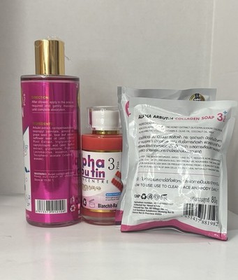 Buy 3-Piece Combo Alpha Arbutin 3plus Serum, Oil & Soap.