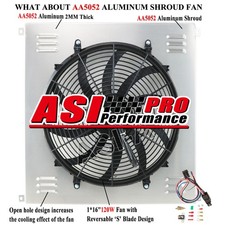 Aluminum Radiator Shroudfan For 1942-1952 Ford F1 F2 F3 F4 Trucks All Engine Aluminum Radiator Shroudfan For 1942-1952 Ford F1 F2 F3 F4 Trucks All Engine