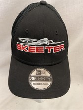 New Era Toddler/Child Sized Black Skeeter Hat with Elastic Band Embroidered NEW