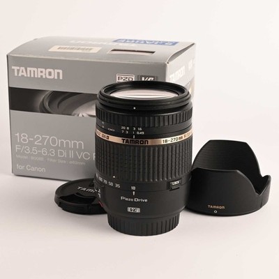 Tamron 18-270mm F3.5-6.3 Di II VC PZD AF Zoomobjektiv Canon EF  SHP 311574