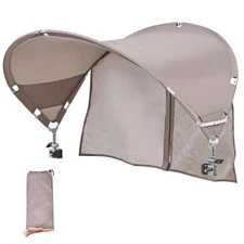 XL Universal Chair Canopy Umbrella, UPF 50+ Foldable Sun Shade Attachment wit...
