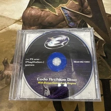 Code Archive Disc w Bonus GameShark Engine Sony Playstation 1 PS1 EX+NM cond*
