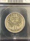 1927 1-ESCUDO PORTUGAL ICG VF 25 LIBERTY HEAD RIGHT AMAZING ORIGINAL  CONDITION — photo 4