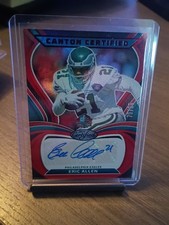 2025 Certified Football Canton Certified Signatures Red Mirror /99 Eric Allen 