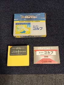 Epoch Super Cassette Vision Console w 2 Games Boxed Untested Japan Vintage JP