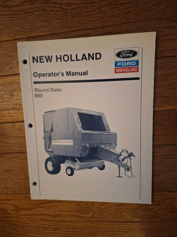 New Holland 660 Baler  Operators Manual , Maintenance And Trouble Shooting