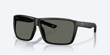 Costa Del Mar Rincon II Matte Black/Gray 580G Polarized 64 mm XL Sunglasses