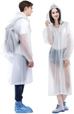 Gadgetking Raincoat Waterproof Poncho Reusable Plastic Adult Camping Festival Ra