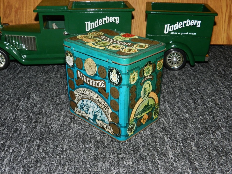 Underberg Kräutermobil • Holzauto mit Anhänger  Spieluhr + Dose • Top Zustand - Bild 3 von 4