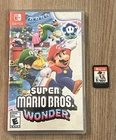 Super Mario Bros. Wonder (Nintendo Switch, 2023) CIB Complete Tested Works