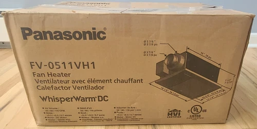 Panasonic WhisperWarm Ventilation Fan - Thumbnail 5