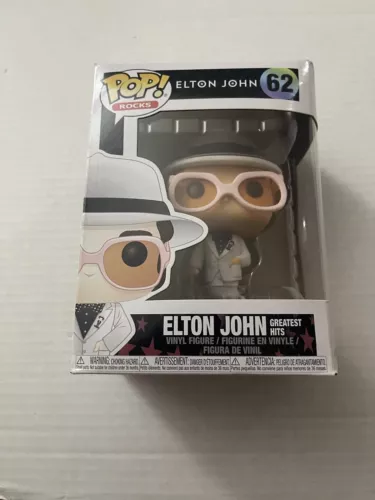 Funko Pop Rocks Elton John Greatest Hits 62 2018 Vaulted Vinyl Figure