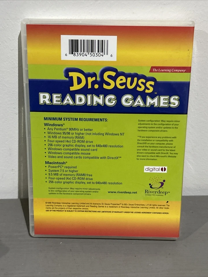 Dr. Seuss Reading Games PC CD children learn read alphabet memory letters - Image 4 of 4