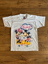 VINTAGE 90's Mickey's For Kids Stuff Disney Minnie Mouse T-Shirt -Sz 8-10 - READ