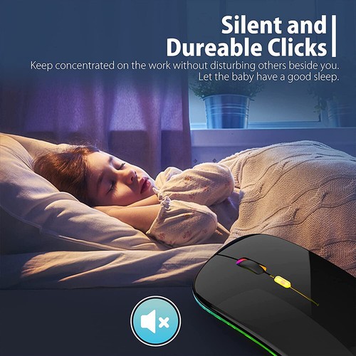 2.4 GHz Cordless Wireless Optical Mouse Mice Laptop PC Computer + USB Receiver - Picture 6 of 16