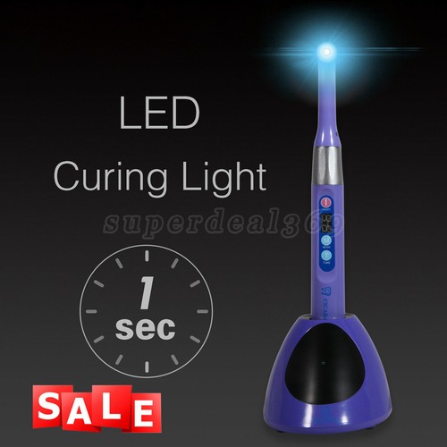 Dental Wireless Cordless 10W iLed 1 Sec LED Curing Light Cure Lamp 2300mW Purple - Picture 3 of 11