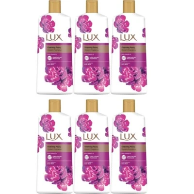 Lux Body Wash With Organ Oil Charming Peony Opulent Fragrance 600ml x 6