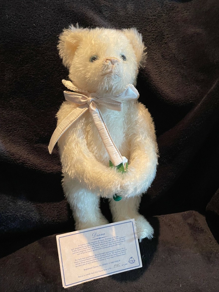 Merrythought Diana Princess of Wales Teddy Bear Limited Edition