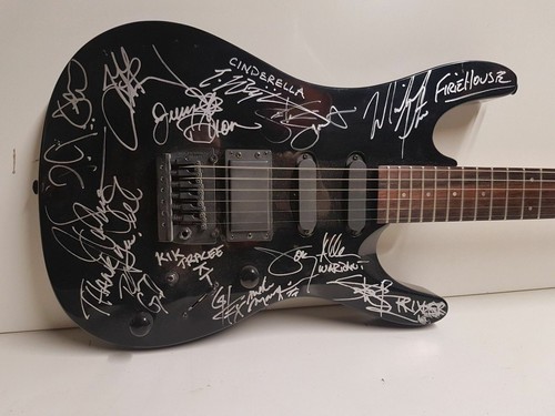 90's WESTONE STR*T SIGNED by JANI LANE / WARRANT CINDERELLA FIREHOUSE TRIXTER - Foto 2 di 5