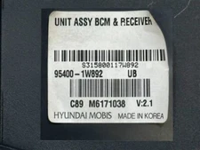 Chassis ECM Body Control BCM Left Hand Dash Sedan Fits 12-15 RIO 282026