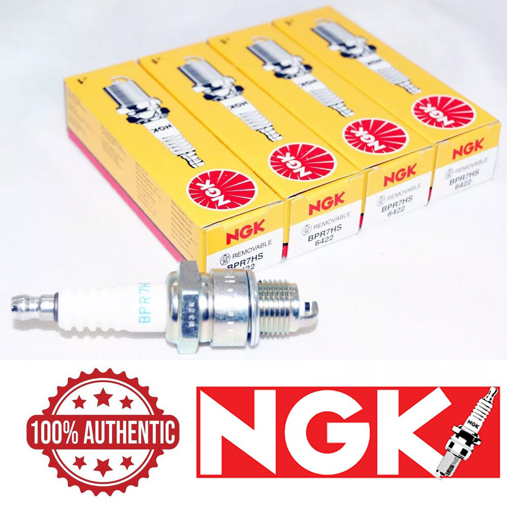 NGK BPR7HS STANDARD Plug Spark Plugs 6422 Set of 4
