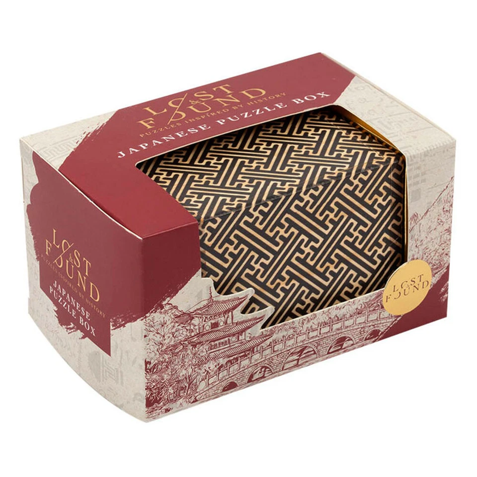 Professor Puzzle Lost and Found Japanese Puzzle Box NEW