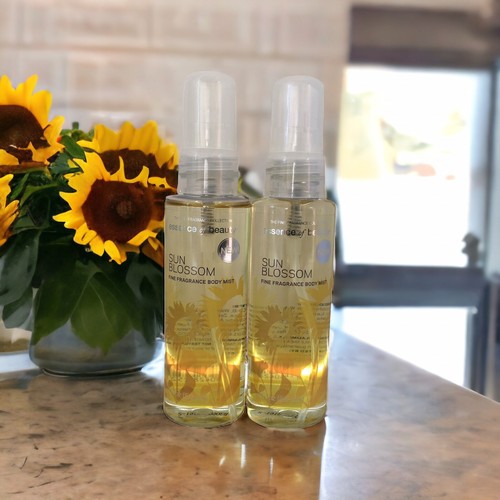 2x Essence Of Beauty Sun Blossom Body Fragrance Mist 2 oz Travel Size New FULL - Picture 15 of 15