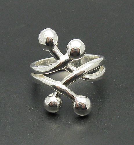 Stylish Plain Sterling Silver Ring Genuine Solid Stamped 925 Empress R002057