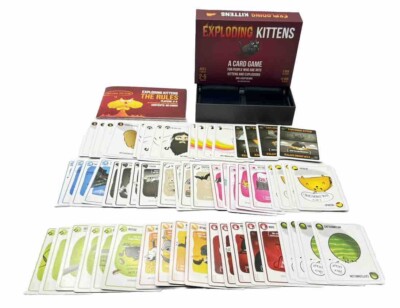 EXPLODING KITTENS Card Game Original Fun For Kids 7+