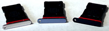 ONEPLUS 8 5G SIM CARD TRAY MEMORY SD SLOT HOLDER SILVER / BLACK OEM PHONE PART