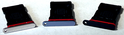 ONEPLUS 8 5G SIM CARD TRAY MEMORY SD SLOT HOLDER SILVER / BLACK OEM PHONE PART