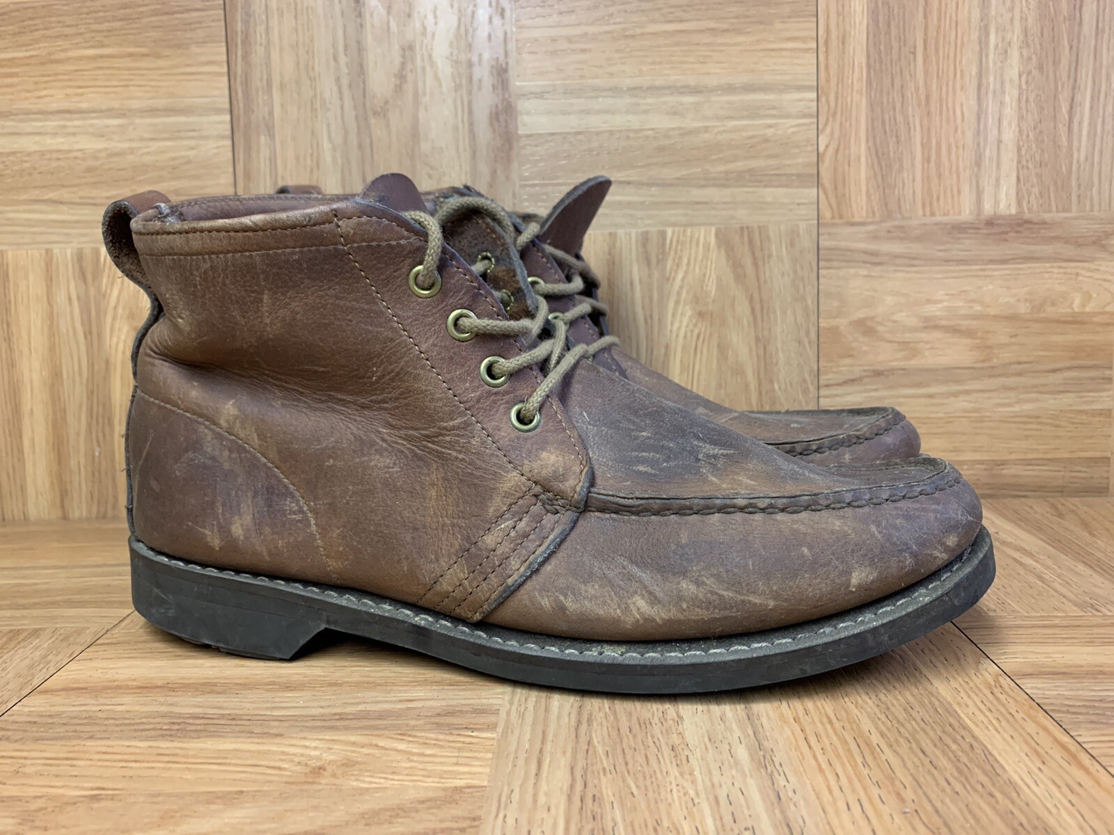 VNTG🔥 Gokey Company Orvis Men's Boots Leather Hunting Chukka Hiking