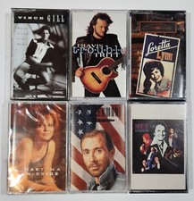 Vintage Classic Country Music Cassette Tapes - Lot of 6 - Sealed 