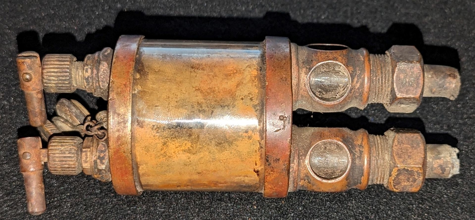 Hit Miss Gas Engine Dual Port Oiler Brass LAVIGNE MFG Co. eBay