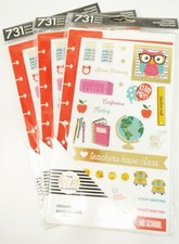 Me & My Big Idea 731 Count The Happy Planner for Teacher Sticker Packs QTY 3