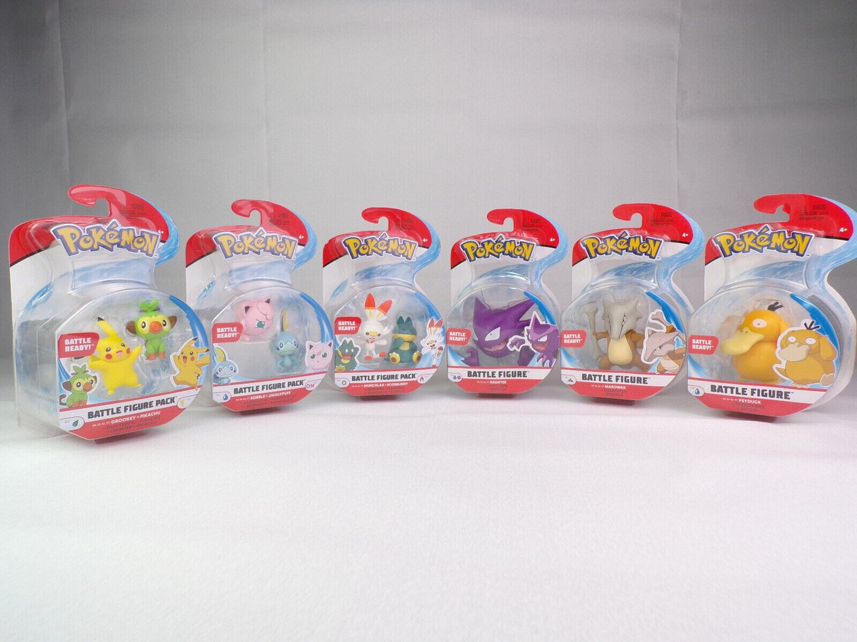 Pokémon Confezione Da 2 Figure Battle - Cinderace 11,4 Cm E Pikachu 5 Cm Con Accessorio Palla - Licenza Ufficiale Jazwares