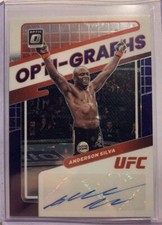 2022 Anderson Silva  OPTIC GRAPHS DONRUSS auto purple /20. 1 YEAR SPIDER !!