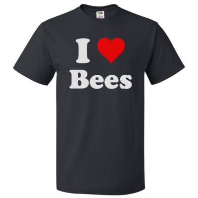 I Love Bees T shirt I Heart Bees Tee