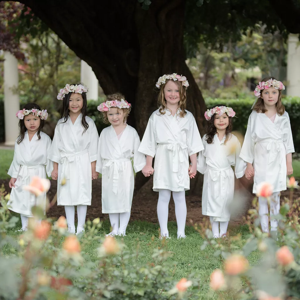 Childrens bridesmaid dressing gown clearance